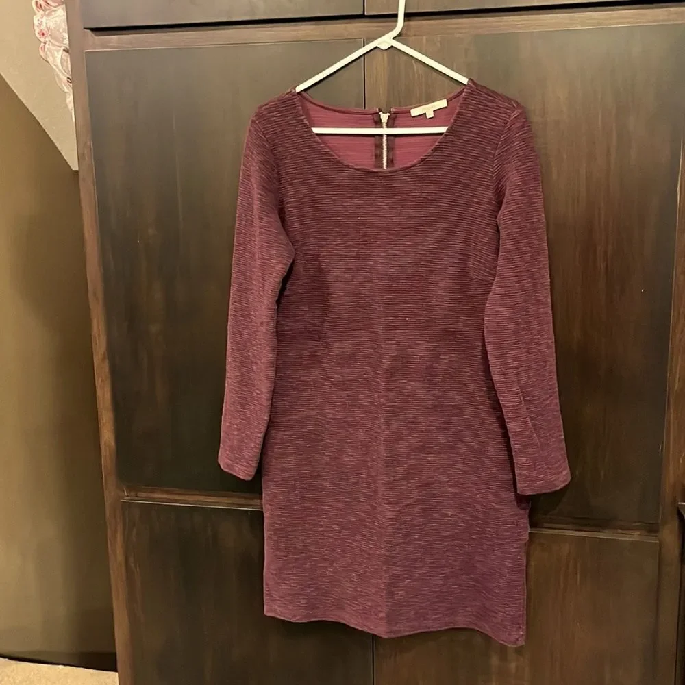 Noppies Ribbed Zipper Back Maternity‎ Dress - Picture 3 of 7